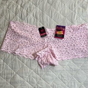 Maidenform Lace Women’s Boyshorts size 9/2XL Pink